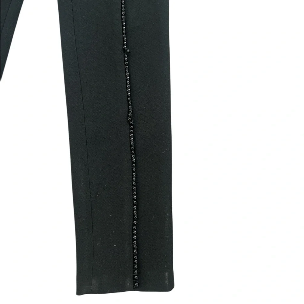 Elliatt Black Beaded Pants Bead Embellished - Picture 7 of 8